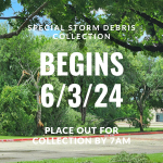 special storm debris collection