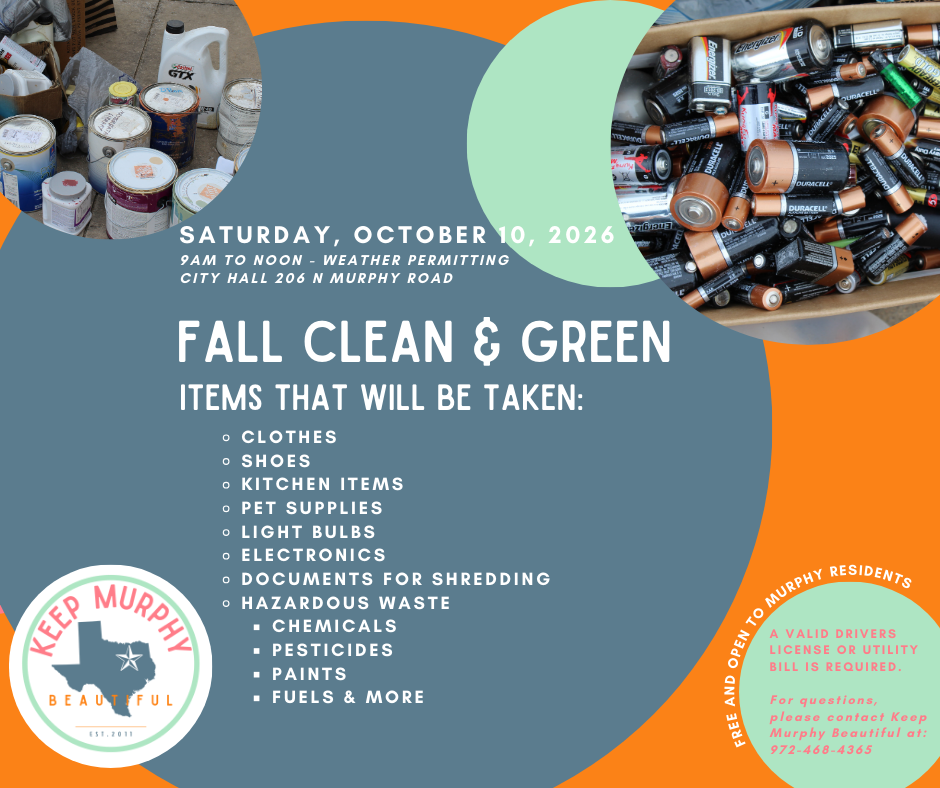 2026 Fall Clean and Green