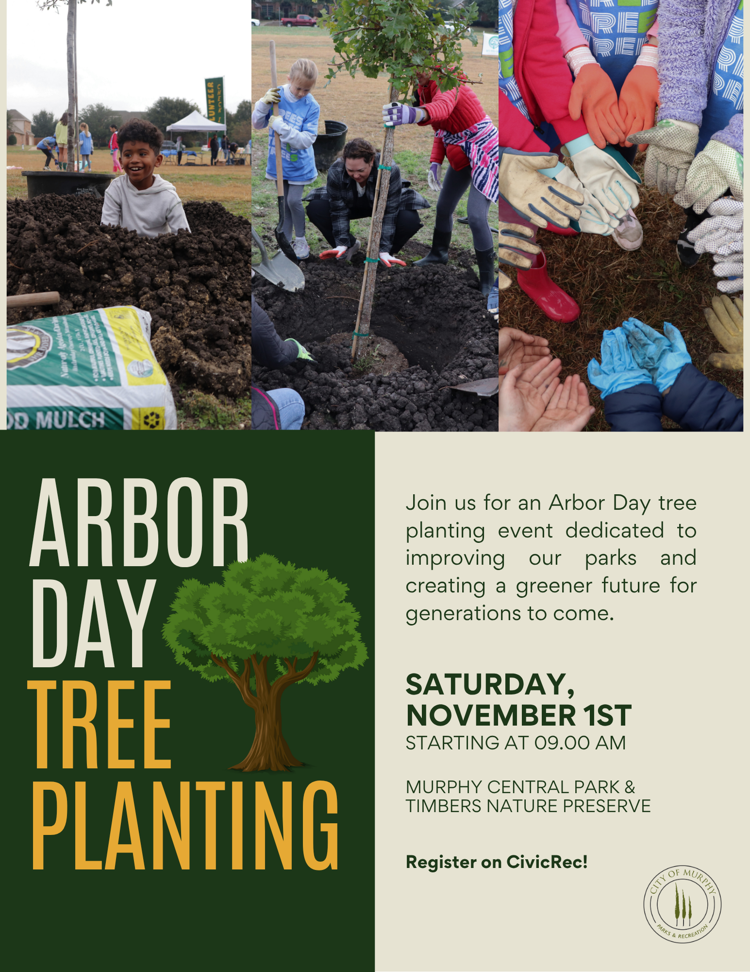 Arbor Day Event Flyer (8.5x11)